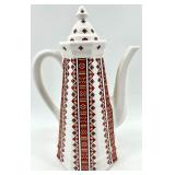 Vintage Ukraine Ceramic Coffee Pot, Mug, and Butter Dish Set - Ceramic by Tamara