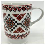Vintage Ukraine Ceramic Coffee Pot, Mug, and Butter Dish Set - Ceramic by Tamara