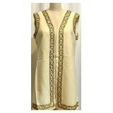 Ukrainian Embroidered Traditional 3-Piece Outfit with Vest, Top, and Skirt