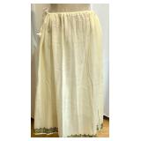 Ukrainian Embroidered Traditional 3-Piece Outfit with Vest, Top, and Skirt