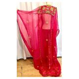 Set of 2 Traditional Ukrainian Long Robe Dresses with Embroidery