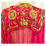 Set of 2 Traditional Ukrainian Long Robe Dresses with Embroidery
