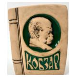 Collection of Vintage Eastern European Folk Art Decor Items including Ukrainian