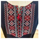 Set of 3 Ukrainian Embroidered Dresses and Tunic