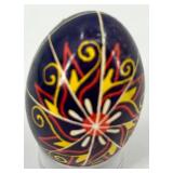 Set of 6 Hand-Painted Ukrainian Pysanky Easter Eggs #13