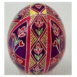 Set of 6 Hand-Painted Ukrainian Pysanky Easter Eggs #13
