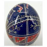 Set of 6 Hand-Painted Ukrainian Pysanky Easter Eggs #13