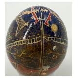 Set of 6 Hand-Painted Ukrainian Pysanky Easter Eggs #13