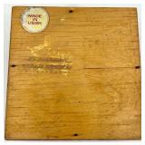 Vintage Carved Wooden Icon Plaque and USSR Marquetry Box Set