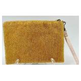 Set of 2 Beaded Indeed Wristlet Clutch Bags with Floral and Geometric Designs