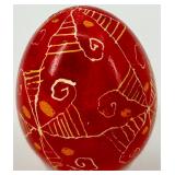 Set of 6 Hand-Painted Ukrainian Pysanky Easter Eggs #16