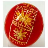 Set of 6 Hand-Painted Ukrainian Pysanky Easter Eggs #16