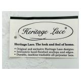 Heritage Lace Tablecloth with Hummingbird and Floral Embroidery