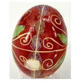 Set of 6 Handcrafted Ukrainian Pysanky Decorated Eggs #17