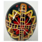 Set of 6 Handcrafted Ukrainian Pysanky Decorated Eggs #17