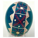 Set of 6 Handcrafted Ukrainian Pysanky Decorated Eggs #17