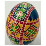 Set of 6 Handcrafted Ukrainian Pysanky Decorated Eggs #17