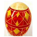 Set of 6 Handcrafted Ukrainian Pysanky Decorated Eggs #17