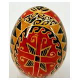 Set of 6 Hand-Painted Ukrainian Style Pysanky Eggs #21