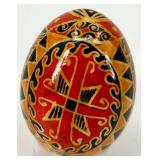 Set of 6 Hand-Painted Ukrainian Style Pysanky Eggs #21