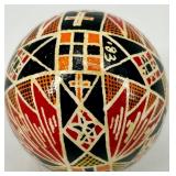 Set of 6 Hand-Painted Ukrainian Style Pysanky Easter Eggs #22