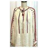 Set of 3 Traditional Eastern European Ukrainian Embroidered Blouses and Dress