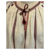 Set of 3 Traditional Eastern European Ukrainian Embroidered Blouses and Dress