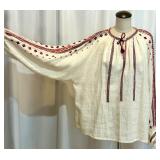 Set of 3 Traditional Eastern European Ukrainian Embroidered Blouses and Dress