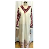 Set of 3 Traditional Eastern European Ukrainian Embroidered Blouses and Dress