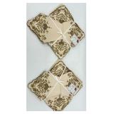 Handmade Madeira Embroidered Tablecloth with Matching Napkins Set