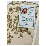 Handmade Madeira Embroidered Tablecloth with Matching Napkins Set