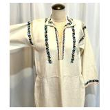 Set of 3 Vintage Embroidered Ukrainian Peasant Blouses and Tunic Dress