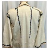 Set of 3 Vintage Embroidered Ukrainian Peasant Blouses and Tunic Dress