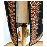 Set of 2 Ukrainian Wool Vests with Traditional Embroidery