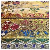 Royal 63" x 92" Embroidered Rayon and Spun Rayon Tapestry, Made in Spain