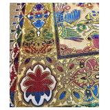 Royal 63" x 92" Embroidered Rayon and Spun Rayon Tapestry, Made in Spain