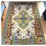 Royal 63" x 92" Embroidered Rayon and Spun Rayon Tapestry, Made in Spain