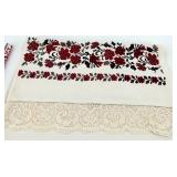 Collection of Vintage Embroidered Table Linens and Napkins