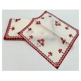 Collection of Vintage Embroidered Table Linens and Napkins