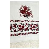 Collection of Vintage Embroidered Table Linens and Napkins