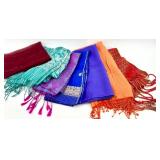 Collection of Scarves Assorted Fabrics and Colors including Kenneth Cole
