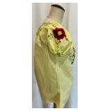 Set of 3 Vintage Embroidered Ethnic Folk Tops and Vest