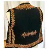Set of 3 Vintage Embroidered Ethnic Folk Tops and Vest
