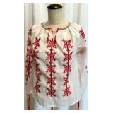 Set of 3 Vintage Embroidered Ethnic Folk Tops and Vest
