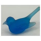Bird Theme Decor Lot: Trinket Boxes, Westmoreland Blue Glass Bird, Mikasa Dish