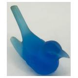 Bird Theme Decor Lot: Trinket Boxes, Westmoreland Blue Glass Bird, Mikasa Dish
