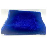 Royal Blue Crushed Velvet Fabric Remnant