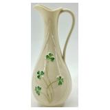 Belleek Ireland Harp Shamrock Porcelain Collection - Pitcher, Trinket dishes, Bell and Plates