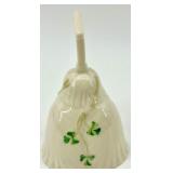 Belleek Ireland Harp Shamrock Porcelain Collection - Pitcher, Trinket dishes, Bell and Plates