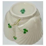 Belleek Harp Shamrock Pattern Irish Porcelain Dinnerware Collection
